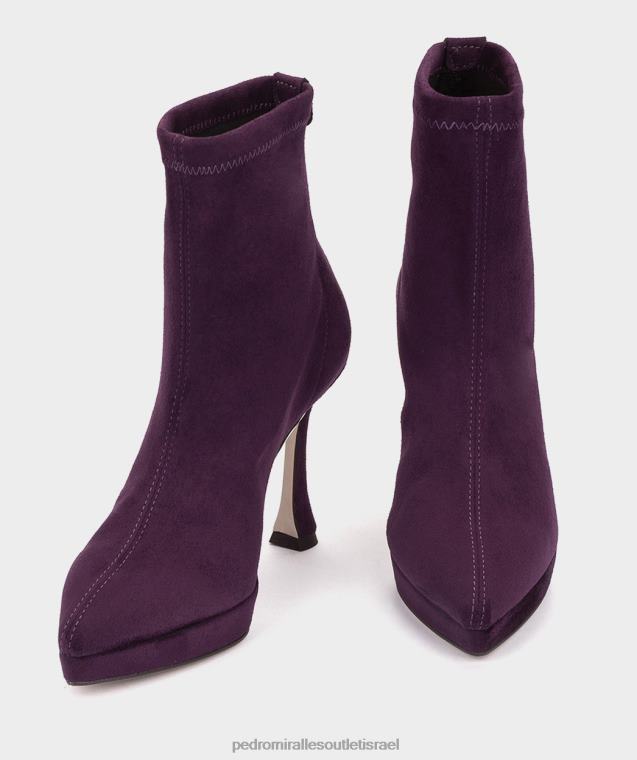 נשים Pedro Miralles ante strech prugna שמש מגפי קרסול FBRF4368