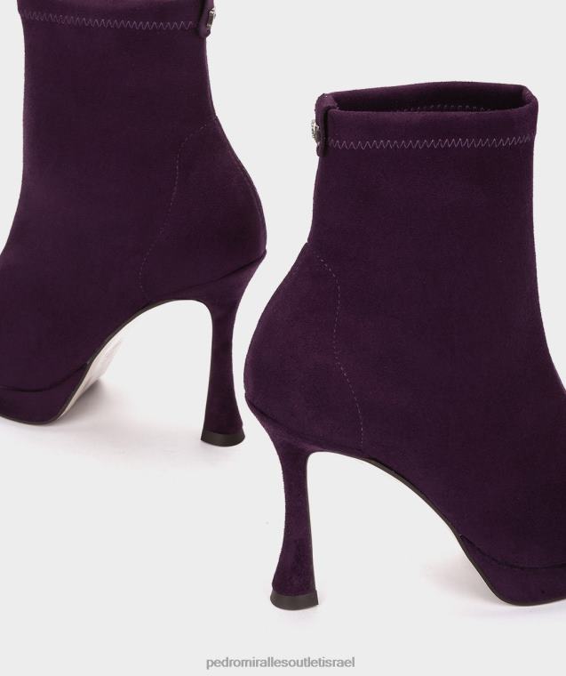 נשים Pedro Miralles ante strech prugna שמש מגפי קרסול FBRF4368