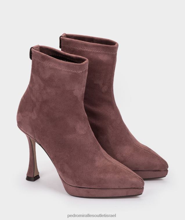 נשים Pedro Miralles ante strech rosa palo שמש מגפי קרסול FBRF4367