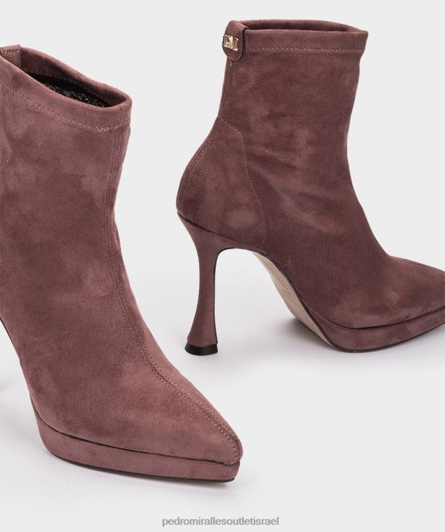 נשים Pedro Miralles ante strech rosa palo שמש מגפי קרסול FBRF4367