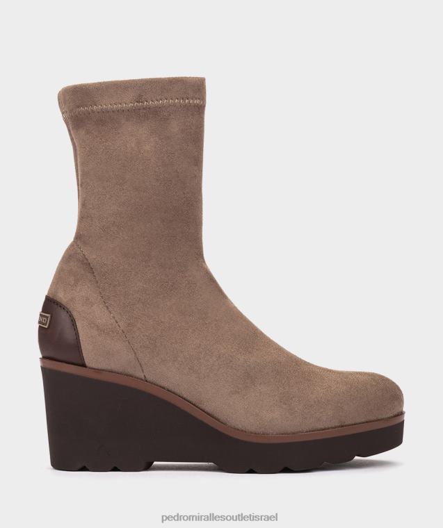 נשים Pedro Miralles ante strech taupe פגע ב מגפי קרסול FBRF4418