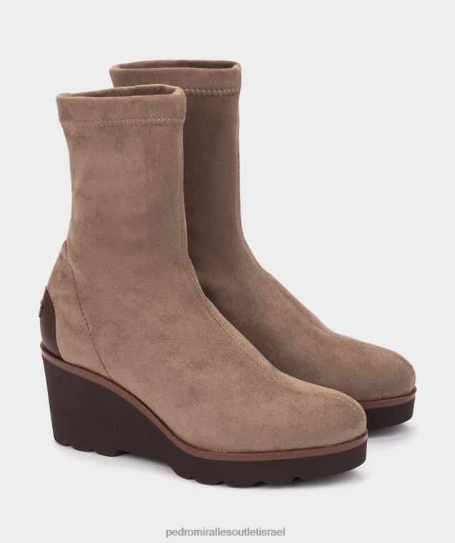 נשים Pedro Miralles ante strech taupe פגע ב מגפי קרסול FBRF4418