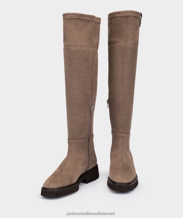 נשים Pedro Miralles ante strech taupe וילנה מגפיים FBRF4520