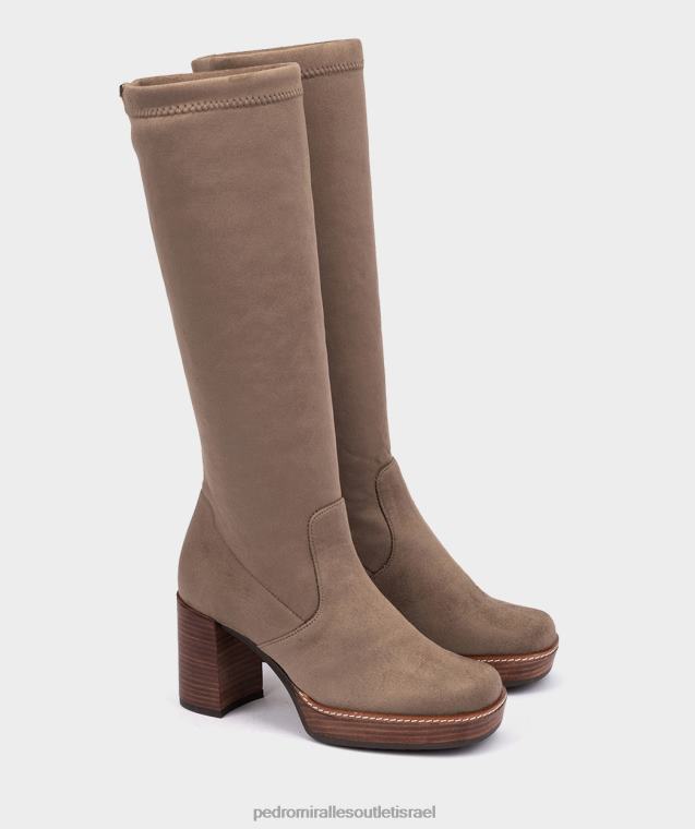 נשים Pedro Miralles ante strech taupe basilea מגפיים FBRF4531