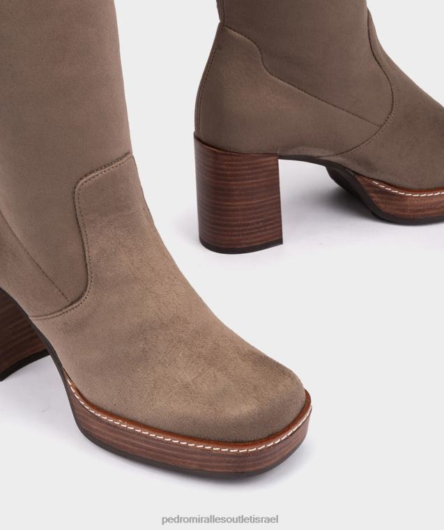 נשים Pedro Miralles ante strech taupe basilea מגפיים FBRF4531