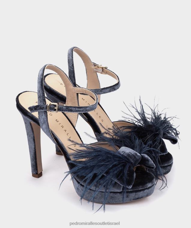 נשים Pedro Miralles מרינו קטיפה cies סנדלי עקב FBRF451