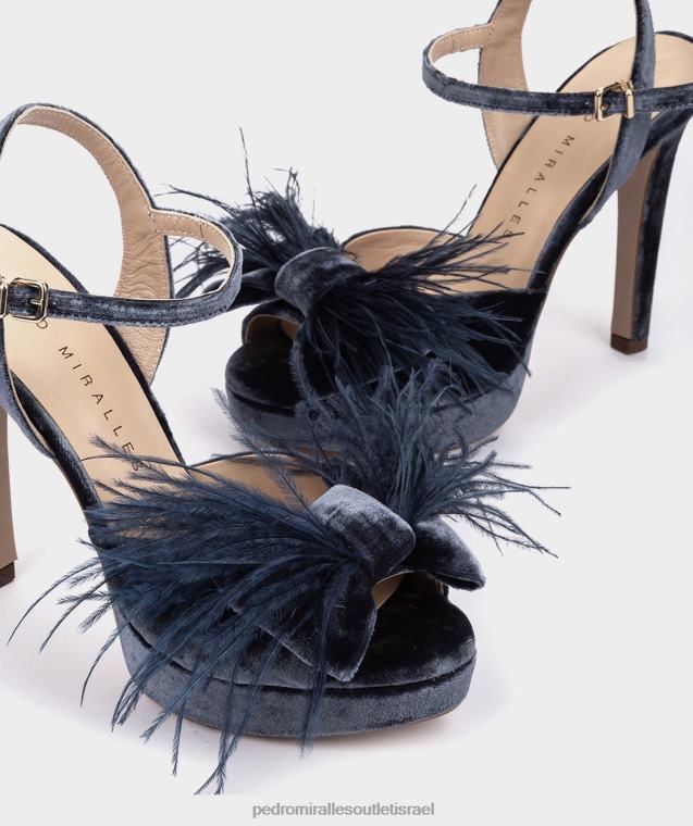 נשים Pedro Miralles מרינו קטיפה cies סנדלי עקב FBRF451