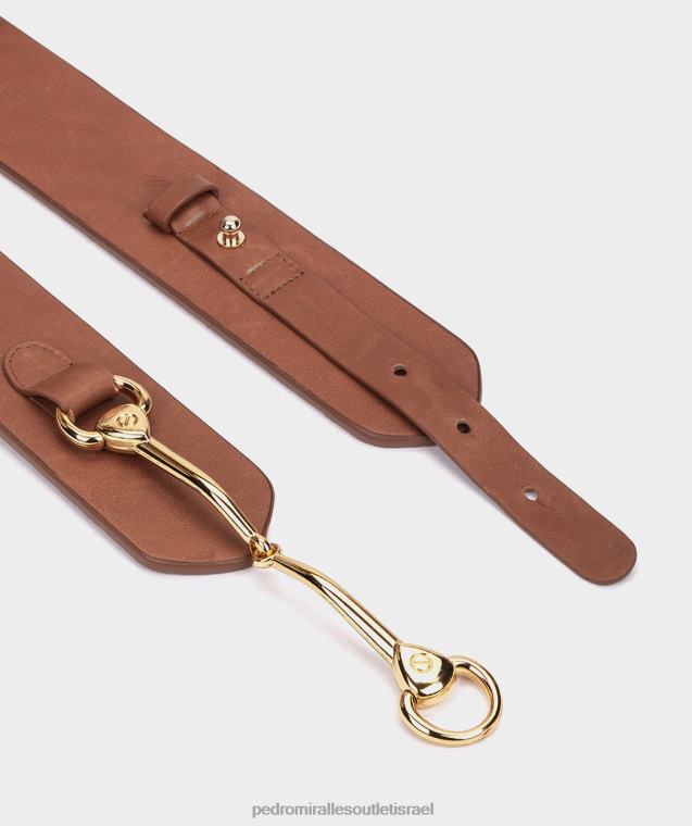 נשים Pedro Miralles cintu marron cinturon de piel מתנות FBRF4613