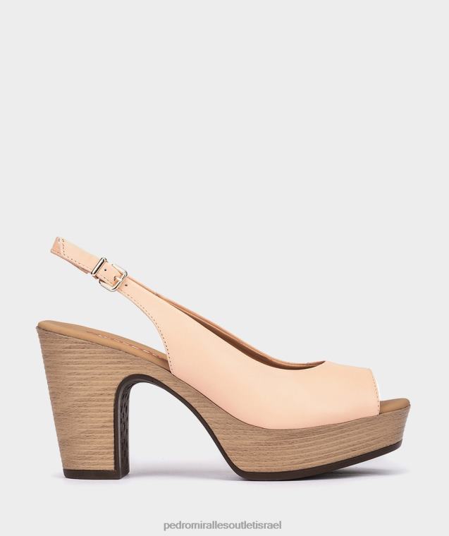 נשים Pedro Miralles טבעי קורלו la valeta סנדלי עקב FBRF497