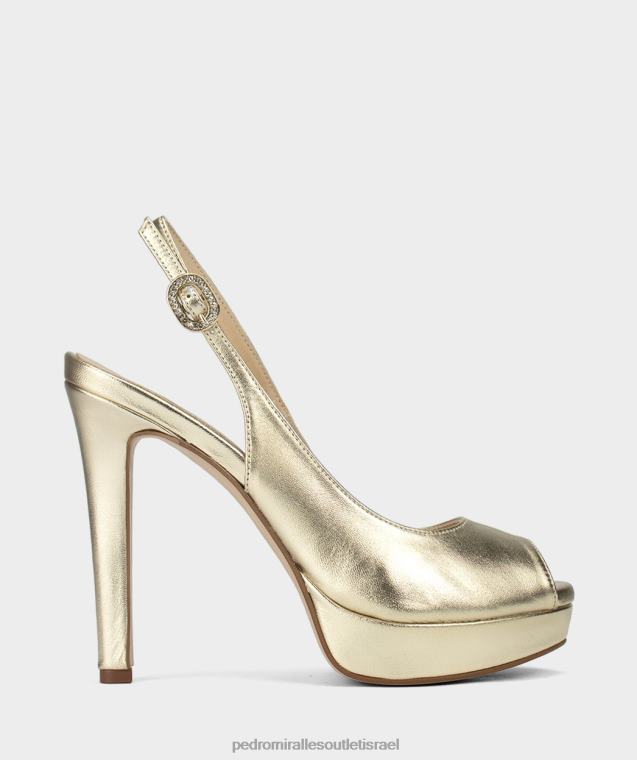 נשים Pedro Miralles luxor opaco platino לאחת סנדלי עקב FBRF4139