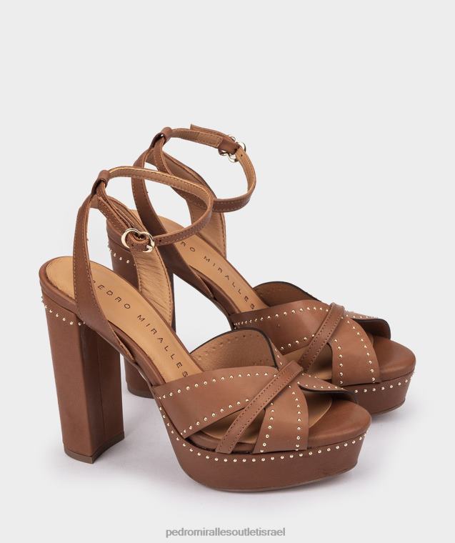 נשים Pedro Miralles אלפא טבק montefioralle סנדלי עקב FBRF471