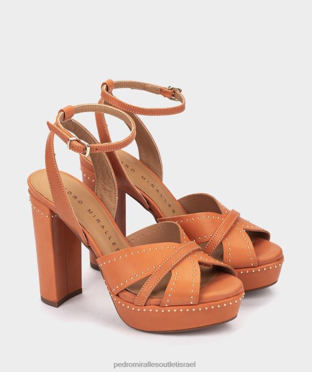 נשים Pedro Miralles תפוז אלפא montefioralle סנדלי עקב FBRF473