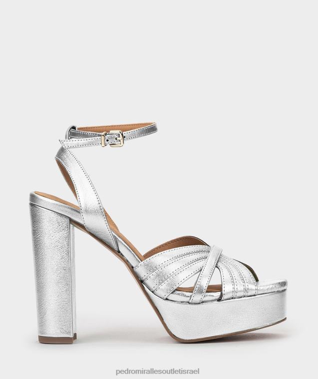 נשים Pedro Miralles נאפה מתכת פלטה montefioralle סנדלי עקב FBRF477