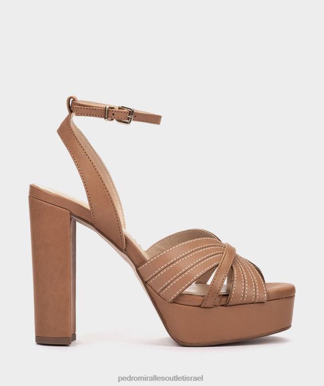 נשים Pedro Miralles אלפא קרמל montefioralle סנדלי עקב FBRF479