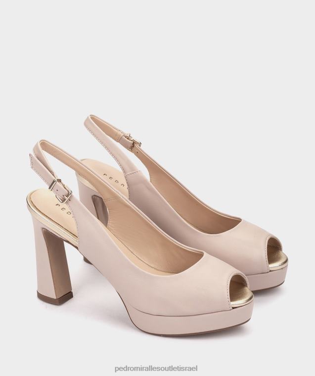 נשים Pedro Miralles natur rosa palo cittanova סנדלי עקב FBRF4107