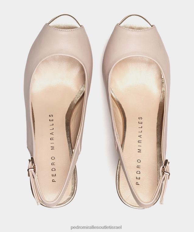 נשים Pedro Miralles natur rosa palo cittanova סנדלי עקב FBRF4107