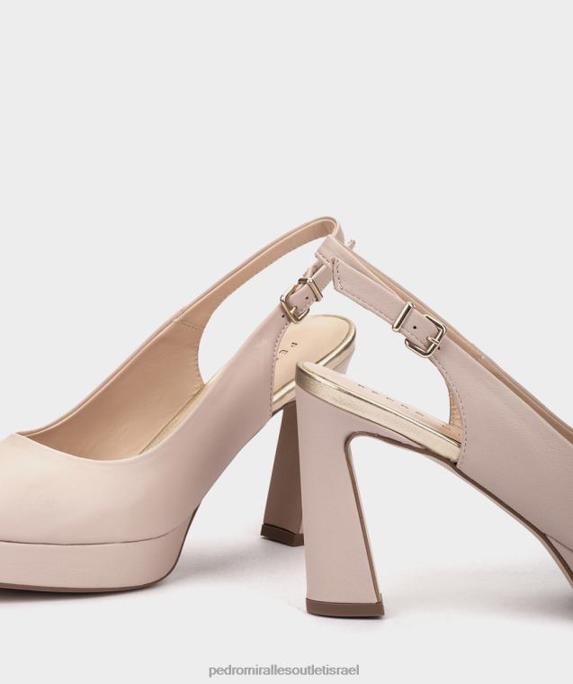 נשים Pedro Miralles natur rosa palo cittanova סנדלי עקב FBRF4107
