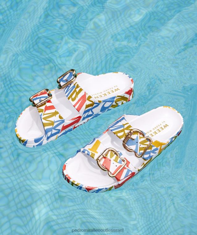 נשים Pedro Miralles ביו pm איביזה סנדלים שטוחים FBRF4308