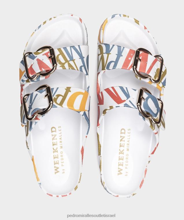 נשים Pedro Miralles ביו pm איביזה סנדלים שטוחים FBRF4308