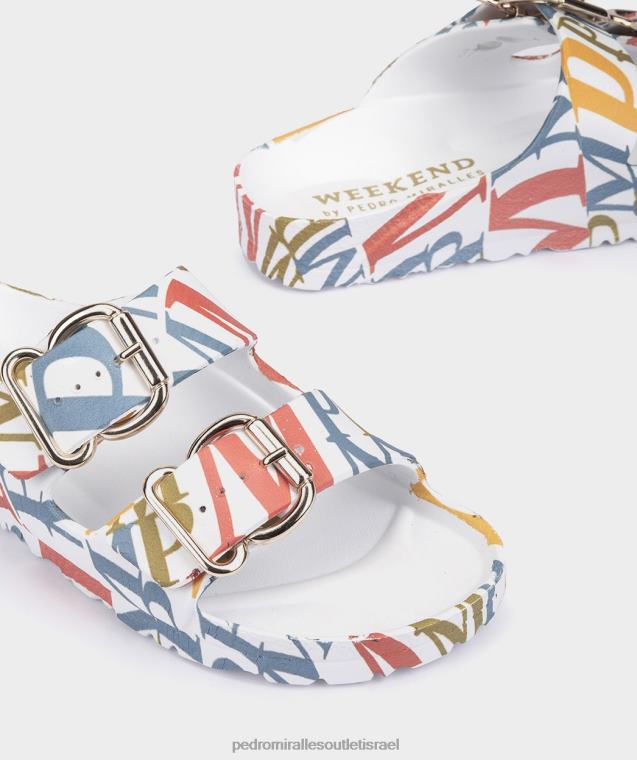 נשים Pedro Miralles ביו pm איביזה סנדלים שטוחים FBRF4308