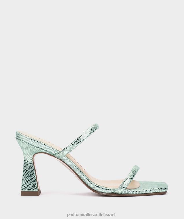 נשים Pedro Miralles serpiente metal mica לורן סנדלי עקב FBRF47