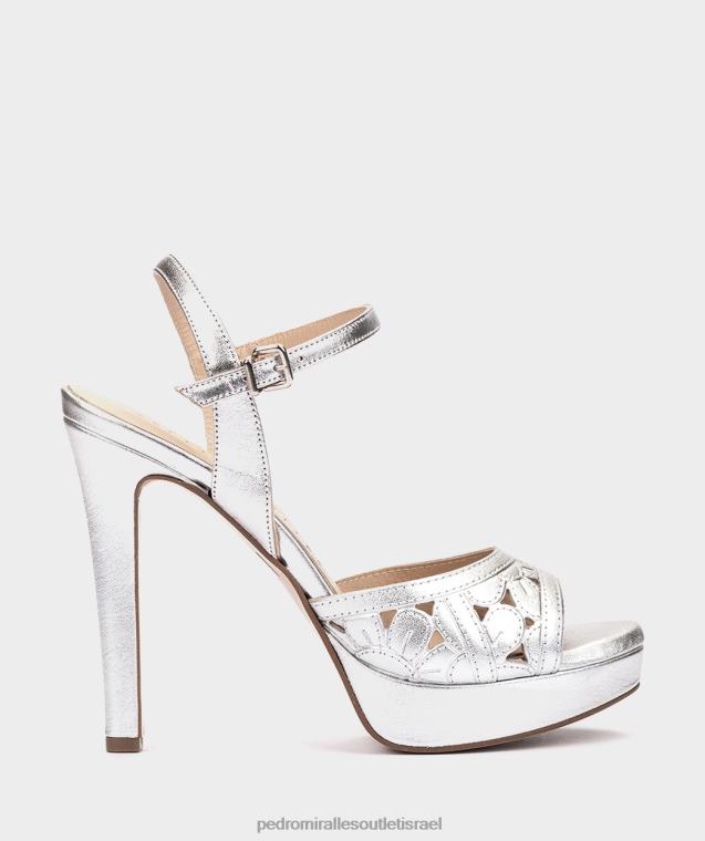 נשים Pedro Miralles נאפה מתכת פלטה skala סנדלי עקב FBRF435