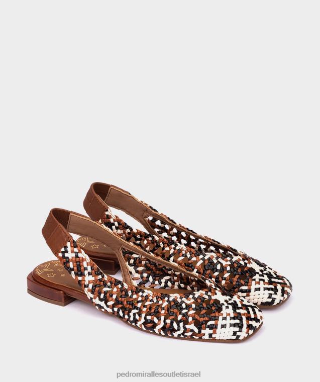 נשים Pedro Miralles trenza multi cueros אולימפיה נעליים שטוחות FBRF4171