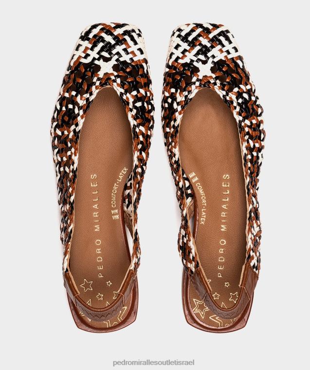 נשים Pedro Miralles trenza multi cueros אולימפיה נעליים שטוחות FBRF4171