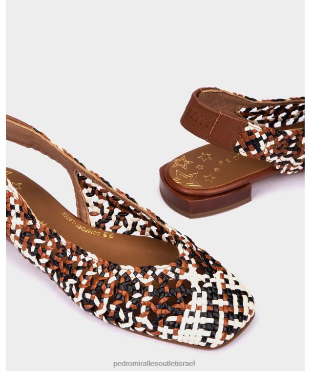 נשים Pedro Miralles trenza multi cueros אולימפיה נעליים שטוחות FBRF4171