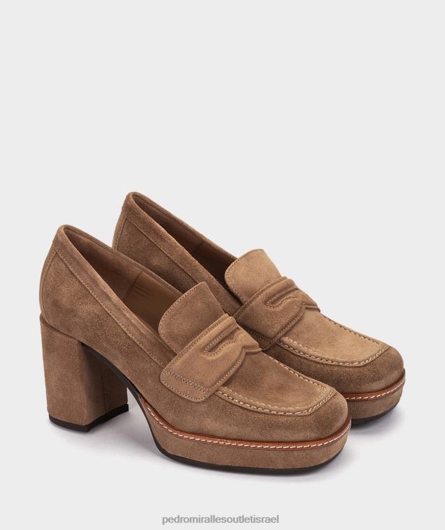 נשים Pedro Miralles velour birra פריבורגו מוֹקָסִינִים FBRF4466