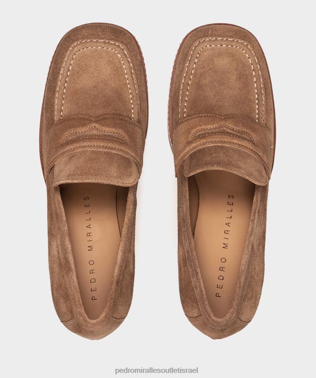 נשים Pedro Miralles velour birra פריבורגו מוֹקָסִינִים FBRF4466