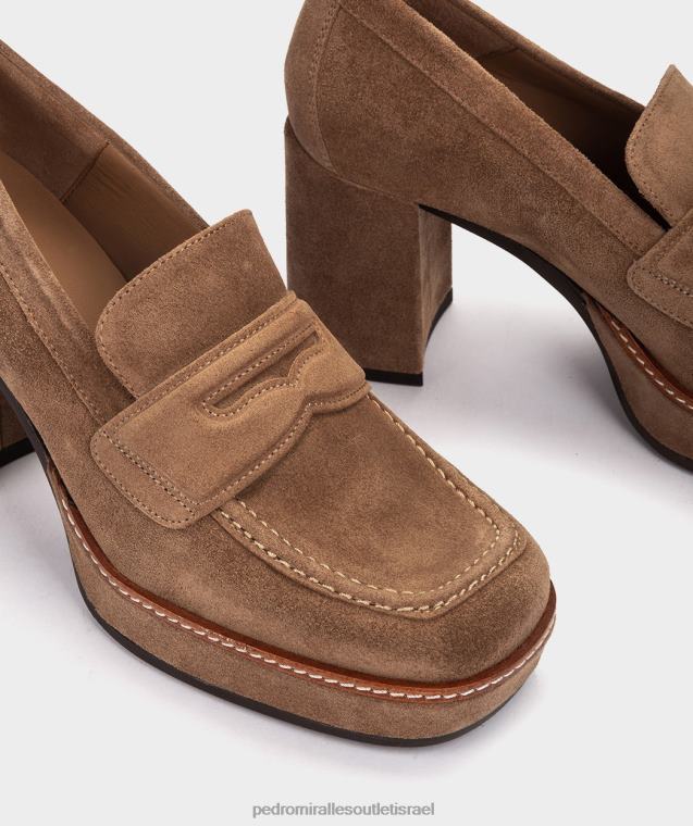 נשים Pedro Miralles velour birra פריבורגו מוֹקָסִינִים FBRF4466