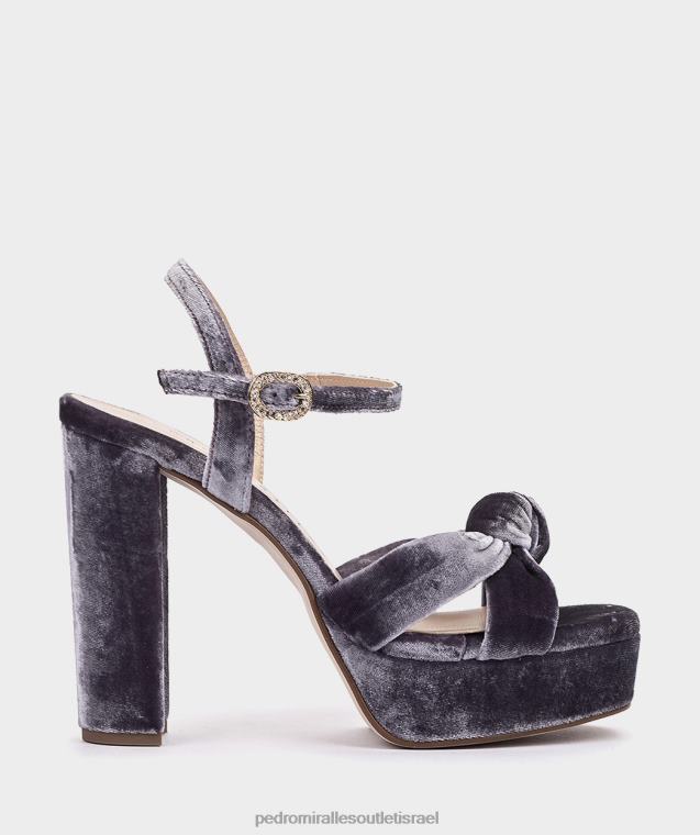 נשים Pedro Miralles מלווה קטיפה versalles סנדלי עקב FBRF455